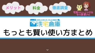 宅配クリーニング洗宅倉庫の調査と解説